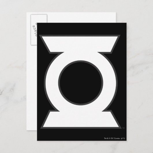 Carte Postale Logo de lanterne verte 16 (Devant / Derrière)