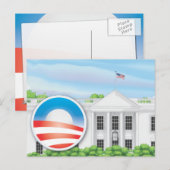 Carte Postale Logo de l'élection américaine 2012 (Devant / Derrière)