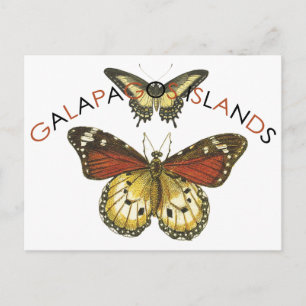 Carte Postale Logo de l'emblème des îles Galapago