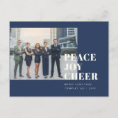 Carte Postale Logo de l'entreprise Photo de Noël d'entreprise Xm (Devant)