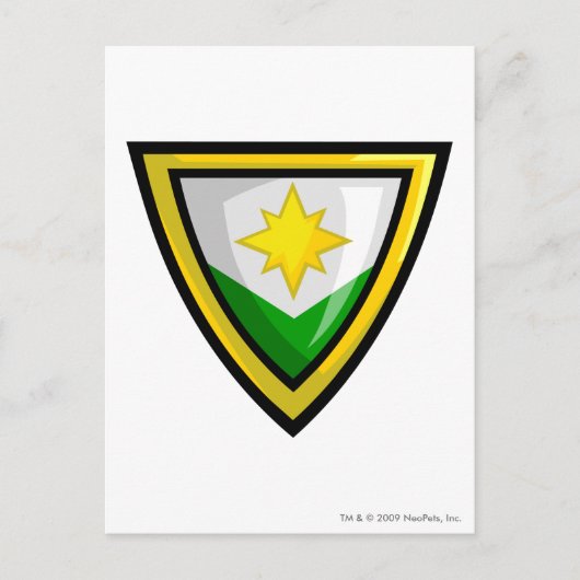 Carte Postale Logo de l'équipe Brightvale (Devant)