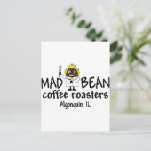 Carte Postale Logo de Mad Bean (Debout devant)