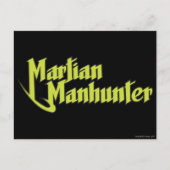 Carte Postale Logo de Martian Manhunter (Devant)