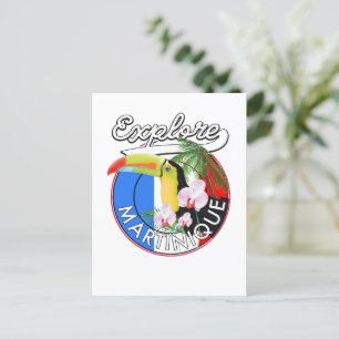 Carte Postale logo de Martinique Travel