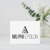 Carte Postale Logo de Mu Phi Epsilon (Debout devant)