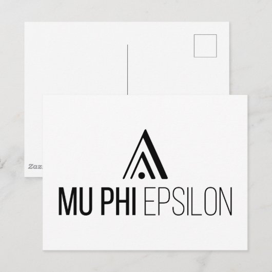Carte Postale Logo de Mu Phi Epsilon (Devant / Derrière)