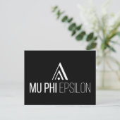 Carte Postale Logo de Mu Phi Epsilon (Debout devant)