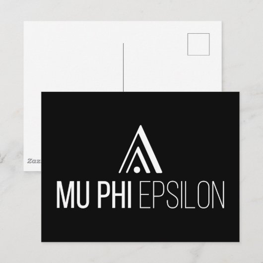 Carte Postale Logo de Mu Phi Epsilon (Devant / Derrière)