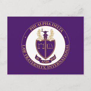 Carte Postale Logo de Phi Alpha Delta
