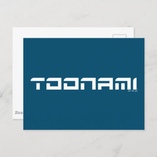 Carte Postale Logo de police futuriste Toonami