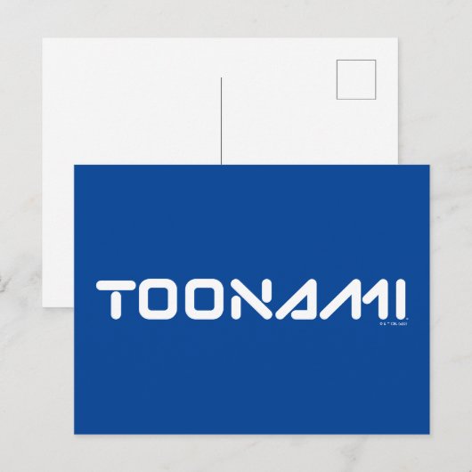Carte Postale Logo de police numérique Toonami (Devant / Derrière)