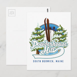 Carte Postale logo de powderhouse hill south berwick maine