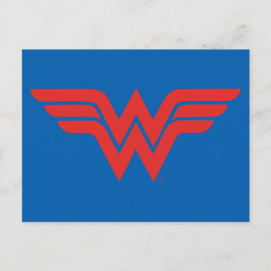 Carte Postale Logo de Red Wonder Woman (Devant)