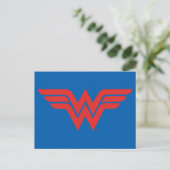 Carte Postale Logo de Red Wonder Woman (Debout devant)