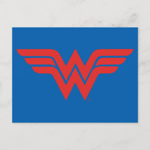 Carte Postale Logo de Red Wonder Woman