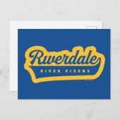 Carte Postale Logo de Riverdale River Vixens (Devant / Derrière)
