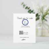 Carte Postale logo de site web d'entreprise de critique Google s (Debout devant)