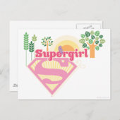 Carte Postale Logo de Supergirl (Devant / Derrière)