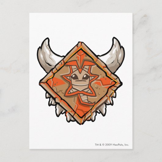 Carte Postale Logo de Tyrannia d'équipe (Devant)