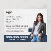 Carte Postale Logo de vente immobilier (Devant)