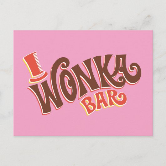 Carte Postale Logo de Wonka Bar (Devant)