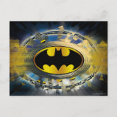 Carte Postale Logo Décoré Batman (Devant)