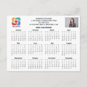 Carte Postale Logo d'entreprise personnalisé Calendrier d'entrep (Devant)