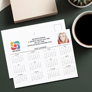 Carte Postale Logo d'entreprise personnalisé Calendrier d'entrep