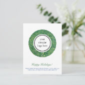 Carte Postale Logo d'entreprise Preppy Happy Joyeux vacances Mes (Debout devant)