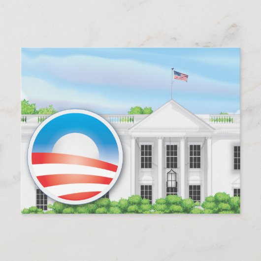 Carte Postale Logo des élections américaines 2012 (Devant)