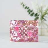 Carte Postale Logo des fleurs de la Camellia rose Wonder (Debout devant)