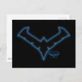 Carte Postale Logo des Gotham Knights Nightwing (Devant / Derrière)