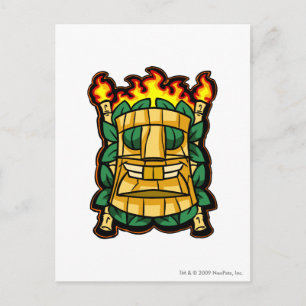 Carte Postale Logo d'île de mystère d'équipe