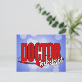 CARTE POSTALE LOGO DOCTOR TOXICOLOGISTE (Debout devant)