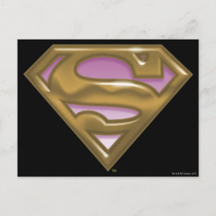 Carte Postale Logo doré Supergirl