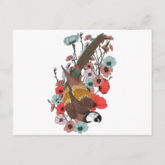 Carte Postale Logo Dragon Asiatique (Devant)
