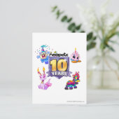 Carte Postale Logo du 10e anniversaire (Debout devant)