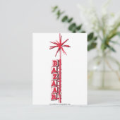 Carte Postale Logo du Bazar "Spoutnik" (Debout devant)