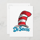Carte Postale Logo du Casquette Dr. Seuss (Devant / Derrière)