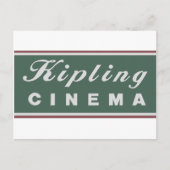 Carte postale Logo du cinéma Kipling (Devant)