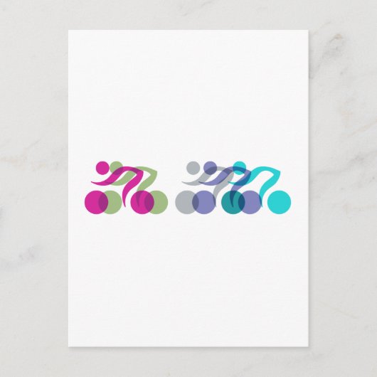 Carte Postale Logo du cool Bikers (Devant)