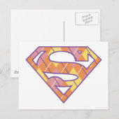 Carte Postale Logo du Jacquard Supergirl (Devant / Derrière)