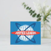 Carte Postale Logo du monde de la Justice League (Debout devant)