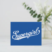 Carte Postale Logo du nom de Supergirl Baseball All-Star (Debout devant)