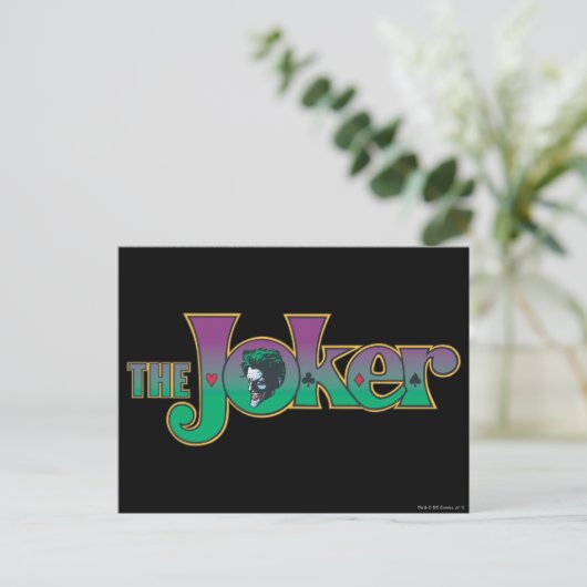 Carte Postale Logo du nom Joker (Debout devant)