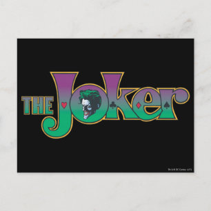 Carte Postale Logo du nom Joker