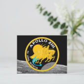 Carte Postale Logo du patch de mission NASA Apollo 13 (Debout devant)