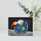 Carte Postale Logo du patch de mission NASA Apollo 7 (Debout devant)