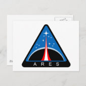 Carte Postale Logo du projet Ares de la NASA (Devant / Derrière)