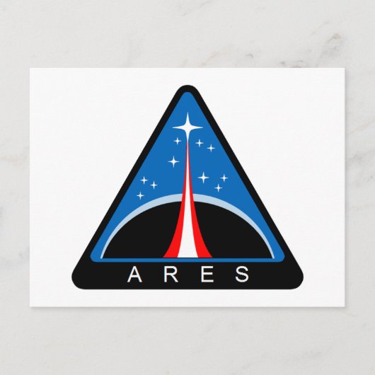 Carte Postale Logo du projet Ares de la NASA (Devant)